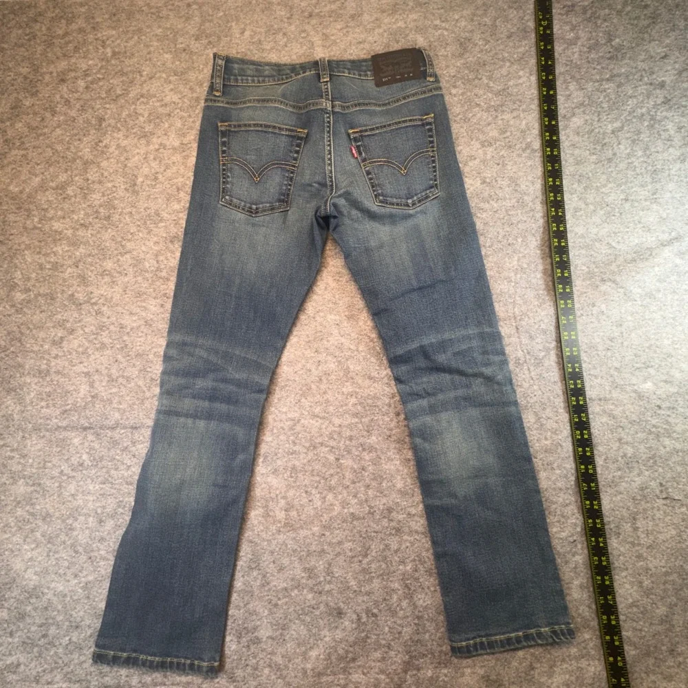 Levis Performance 511 Slim Jeans Boys Size 12 Reg W26 L26 Medium Wash Blue Denim
